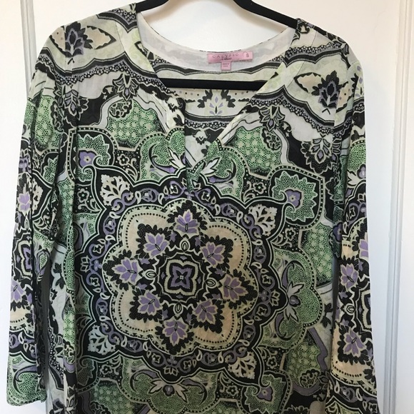 Calypso St Barth Patterned Tunic - Picture 3 of 8